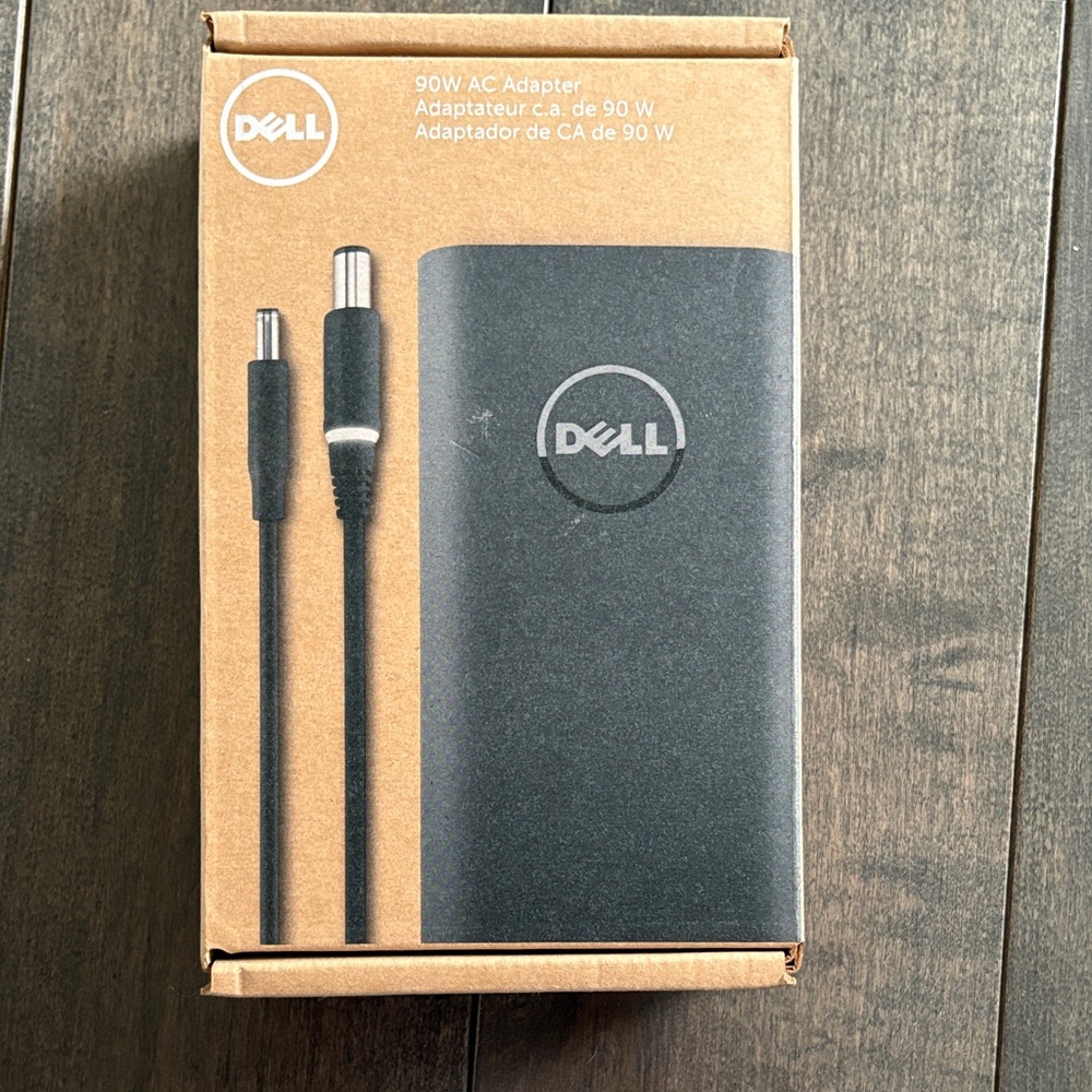 Dell Slim 90W AC Adapter Charger - Black